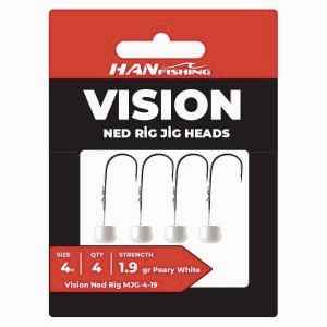 Vision Ned Rig Peary White PMJ-2-33 JigHead