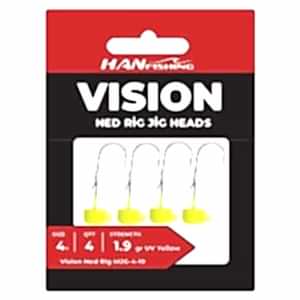 Vision Ned Rig Uv Yellow GMJ-2-28 JigHead